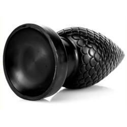 DarkSil Plug PineCock L 14 x 6.5cm Noir